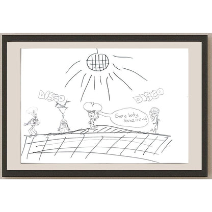 Defne Karamustafaoğulları 29x21cm Orijinal Karikatür BOD01380