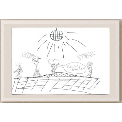 Defne Karamustafaoğulları 29x21cm Orijinal Karikatür BOD01380