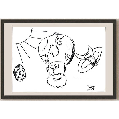 Batuhan Bezcioğlu 29x21cm Orijinal Karikatür BOD01382