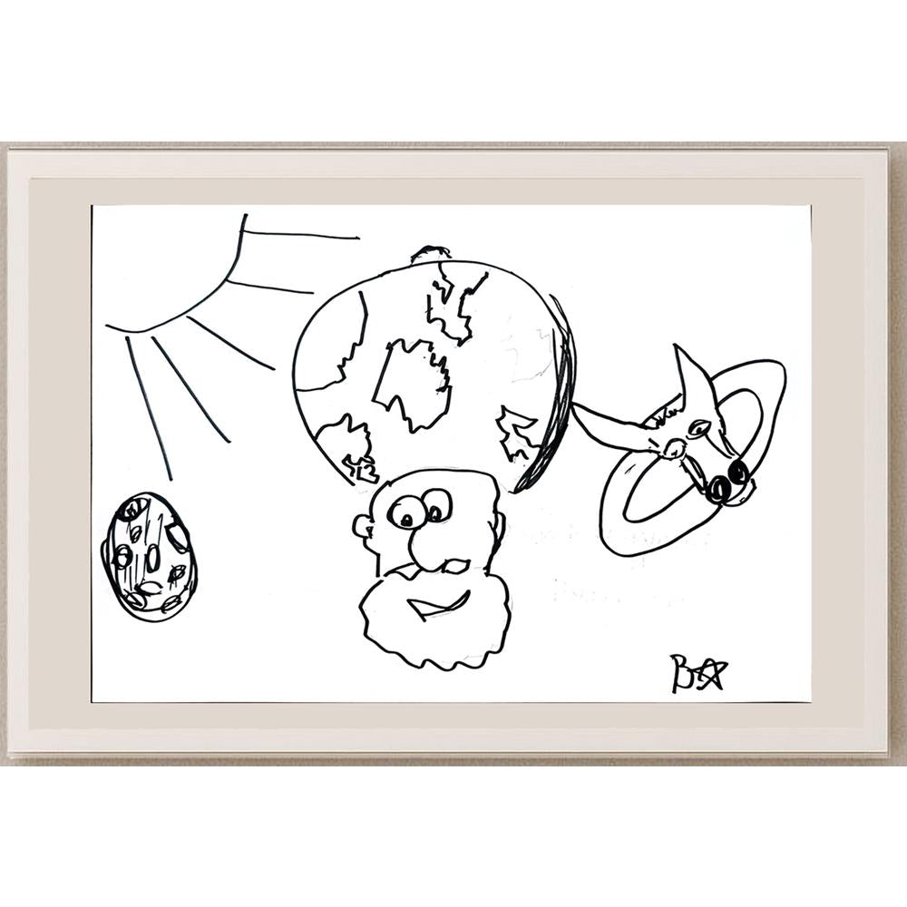 Batuhan Bezcioğlu 29x21cm Orijinal Karikatür BOD01382