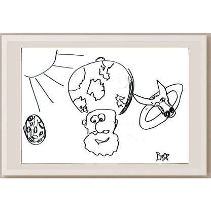 Batuhan Bezcioğlu 29x21cm Orijinal Karikatür BOD01382
