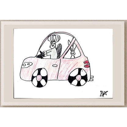 Batuhan Bezcioğlu 29x21cm Orijinal Karikatür BOD01384