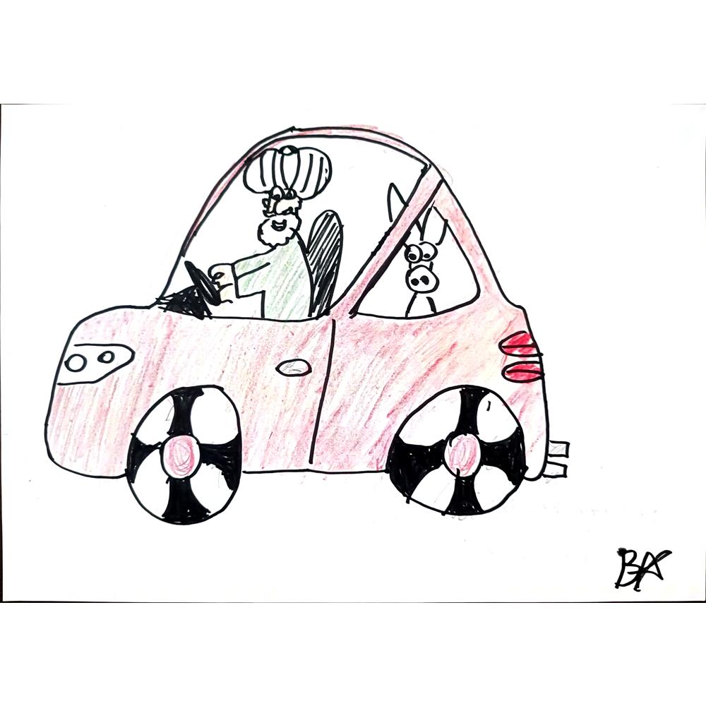 Batuhan Bezcioğlu 29x21cm Orijinal Karikatür BOD01384