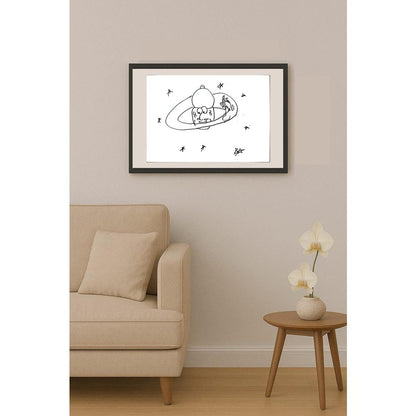 Batuhan Bezcioğlu 29x21cm Orijinal Karikatür BOD01386