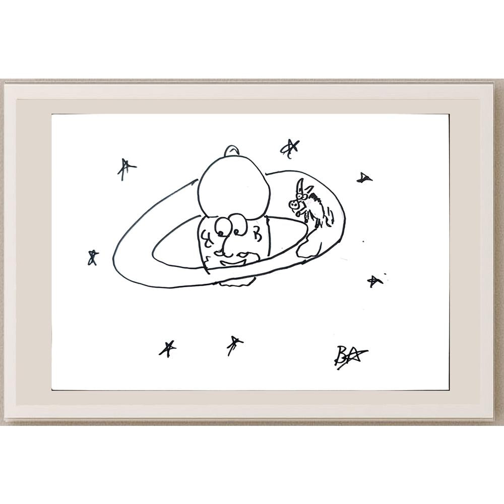 Batuhan Bezcioğlu 29x21cm Orijinal Karikatür BOD01386