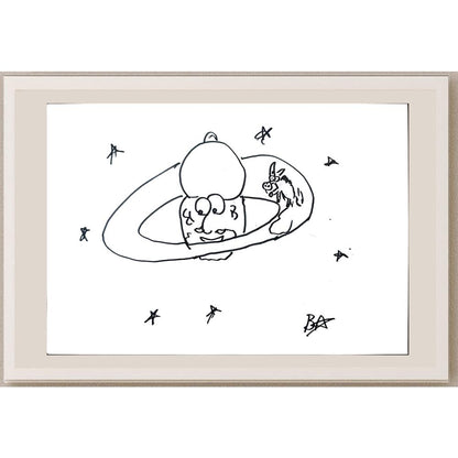 Batuhan Bezcioğlu 29x21cm Orijinal Karikatür BOD01386