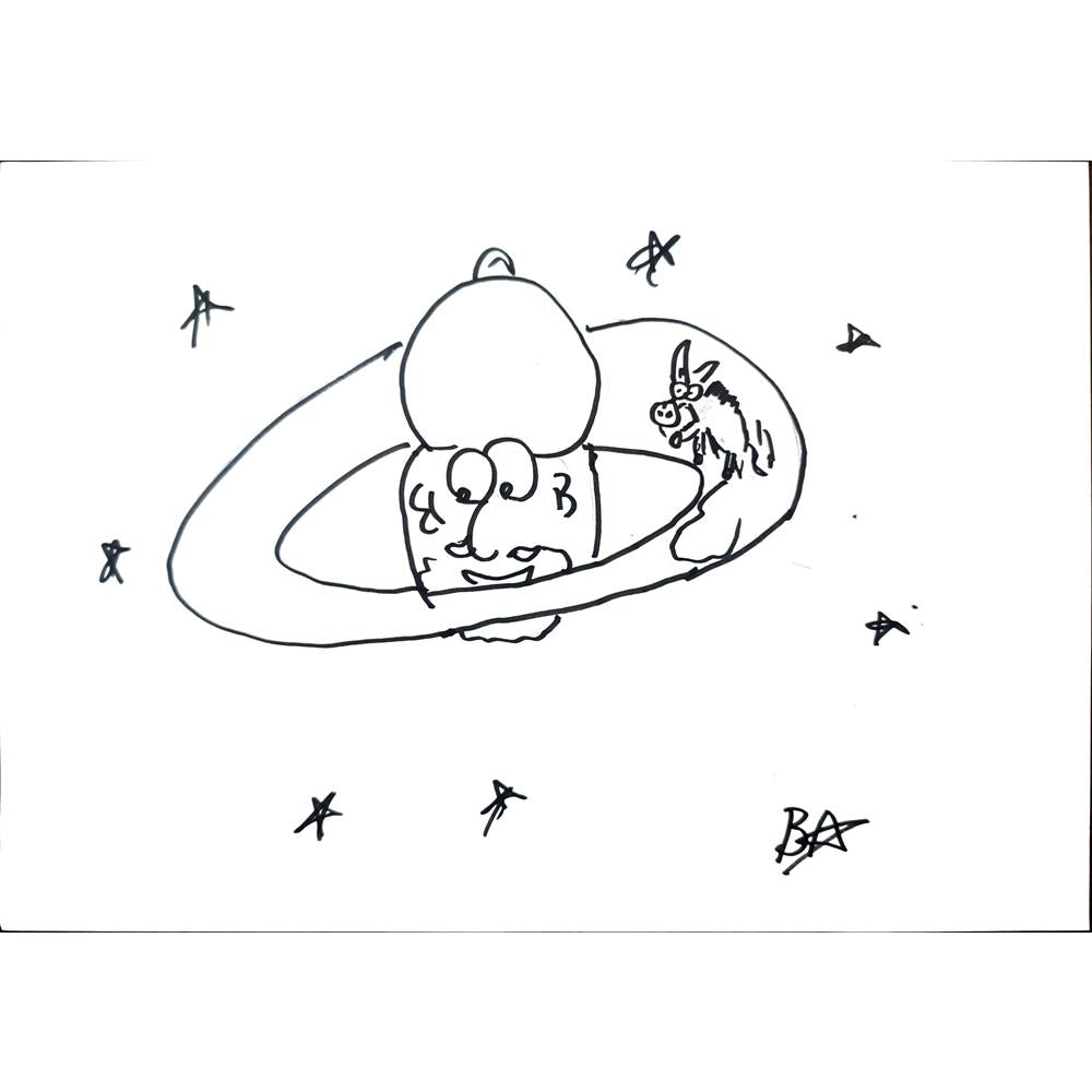 Batuhan Bezcioğlu 29x21cm Orijinal Karikatür BOD01386