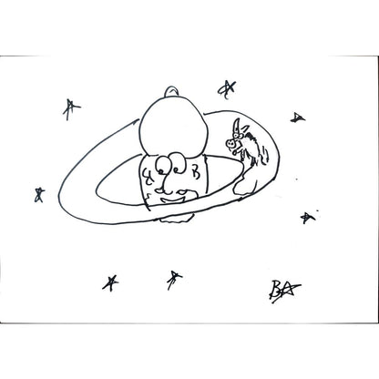 Batuhan Bezcioğlu 29x21cm Orijinal Karikatür BOD01386