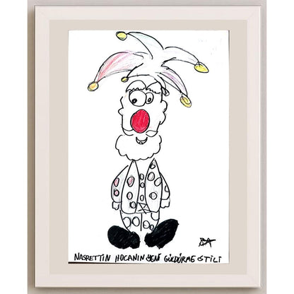 Batuhan Bezcioğlu 29x21cm Orijinal Karikatür BOD01387