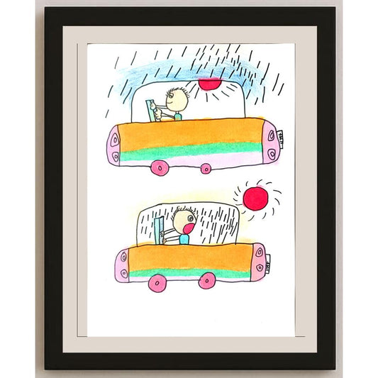 Han Chang 29x21cm Orijinal Karikatür BOD01393
