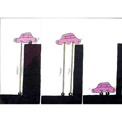 Wang Xile 29x21cm Orijinal Karikatür BOD01395