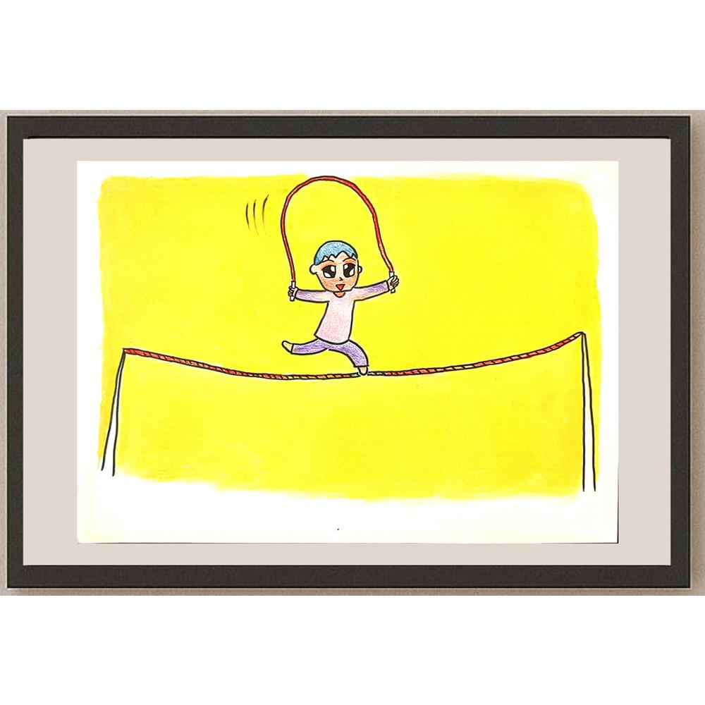 Wang Xile 29x21cm Orijinal Karikatür BOD01396
