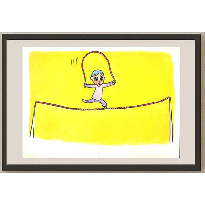 Wang Xile 29x21cm Orijinal Karikatür BOD01396