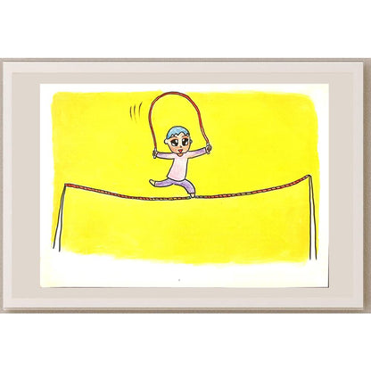 Wang Xile 29x21cm Orijinal Karikatür BOD01396