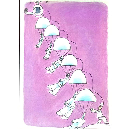 Hao Kai 29x21cm Orijinal Karikatür BOD01397