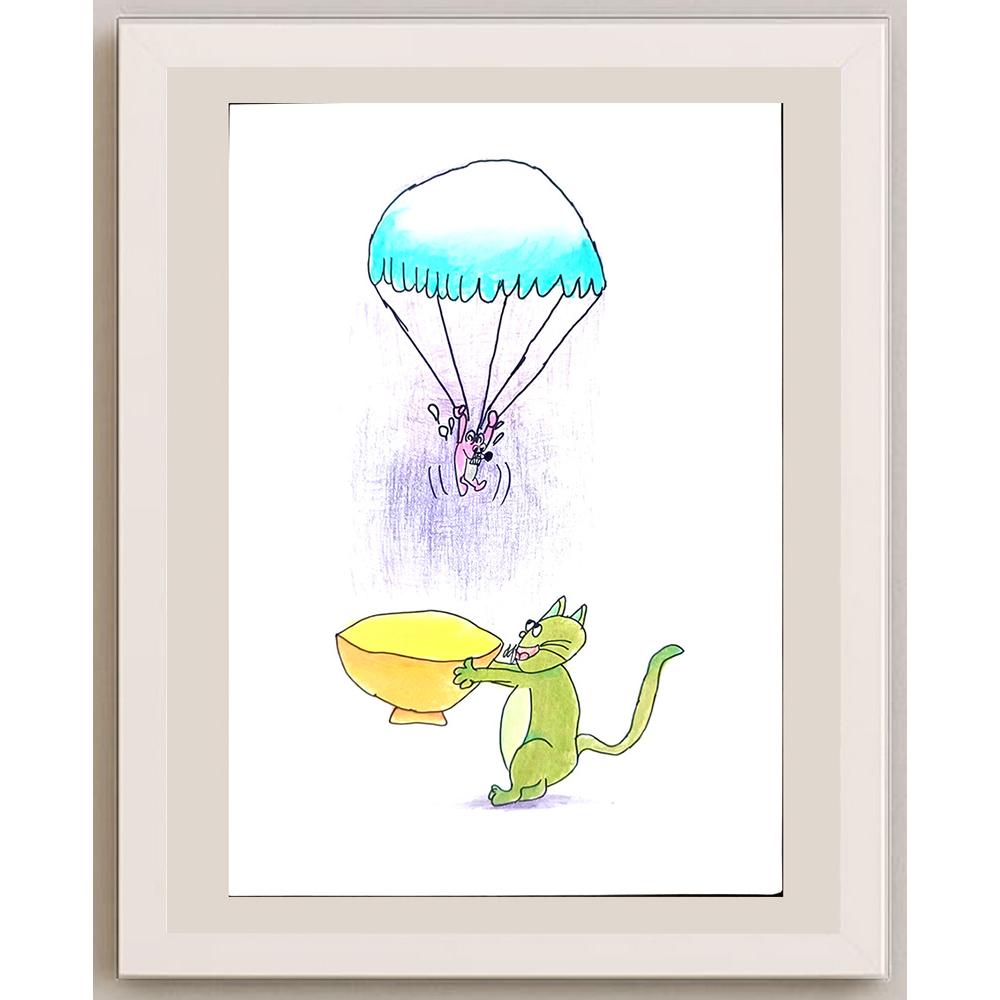 Hao Kai 29x21cm Orijinal Karikatür BOD01399