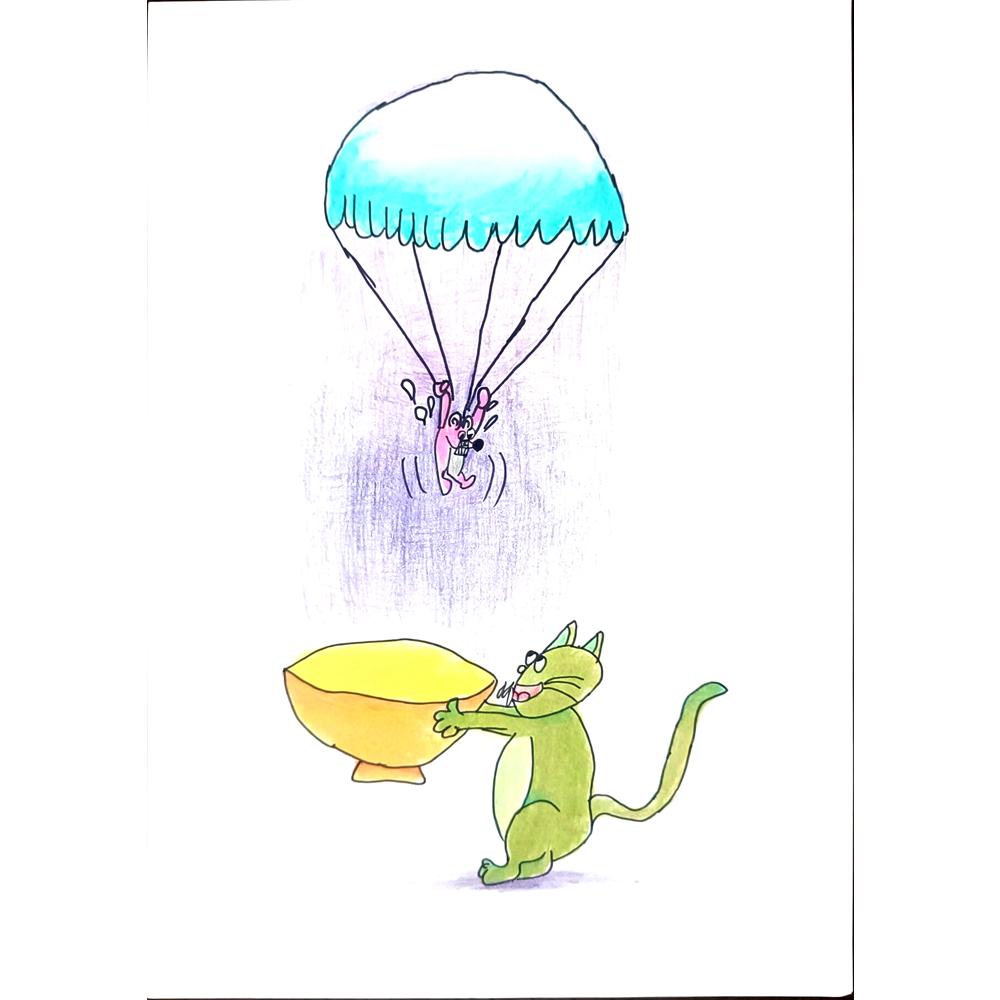 Hao Kai 29x21cm Orijinal Karikatür BOD01399