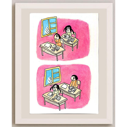 Mu Yuija 29x21cm Orijinal Karikatür BOD01403