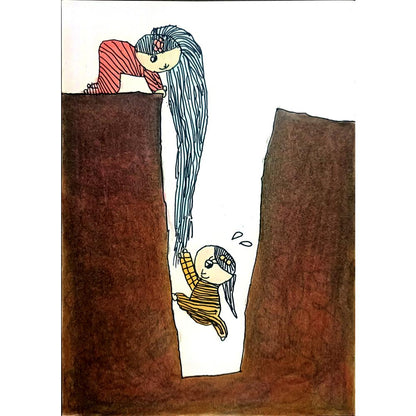 Hao Qing 29x21cm Orijinal Karikatür BOD01405