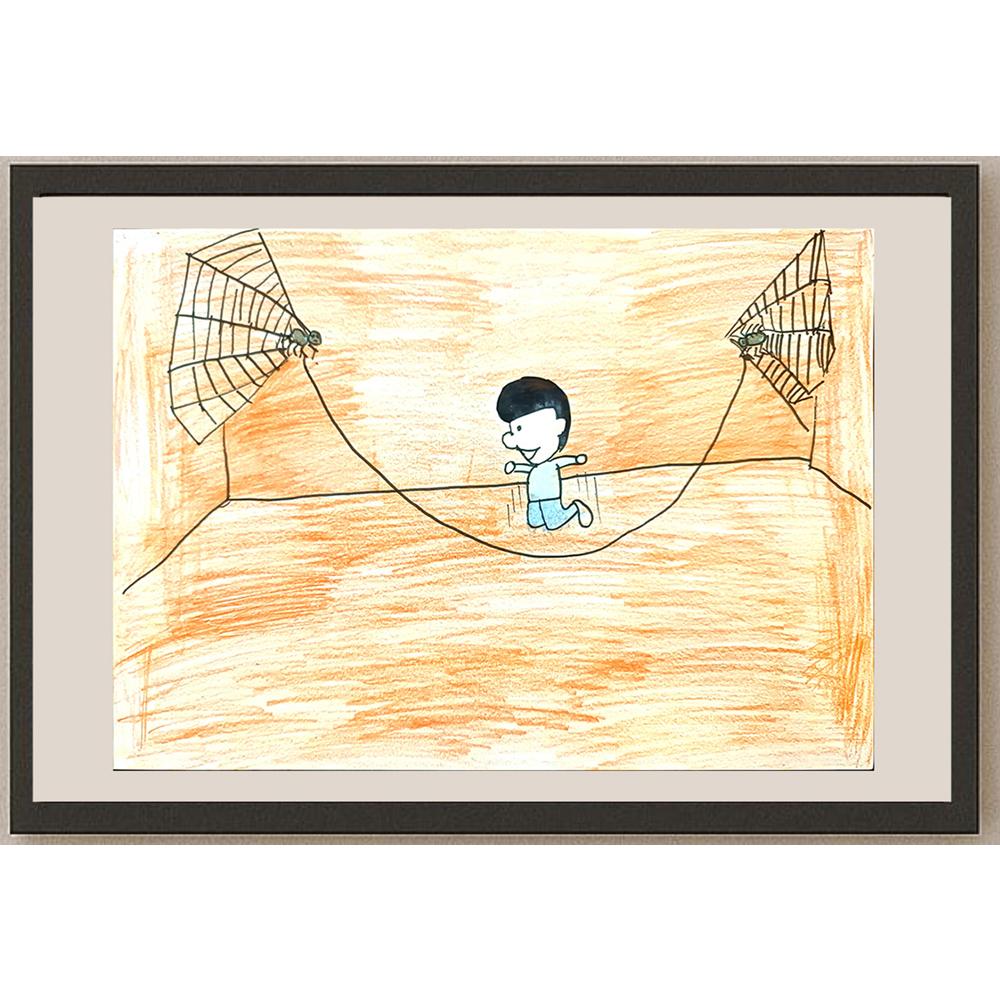 Chen Jinpeng 29x21cm Orijinal Karikatür BOD01408