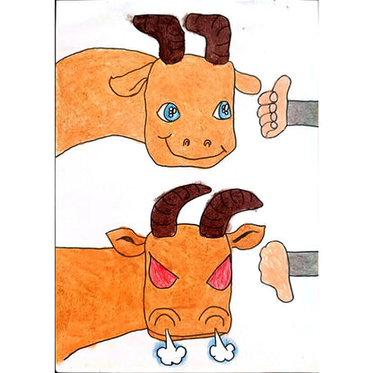 Lin Ya Di 29x21cm Orijinal Karikatür BOD01413