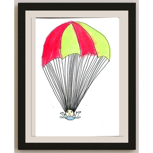 Chen Jinpeng 29x21cm Orijinal Karikatür BOD01414