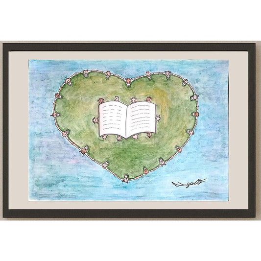 Ngayi Oo 29x21cm Orijinal Karikatür BOD01417