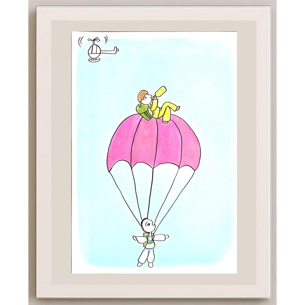 An Xin 29x21cm Orijinal Karikatür BOD01424