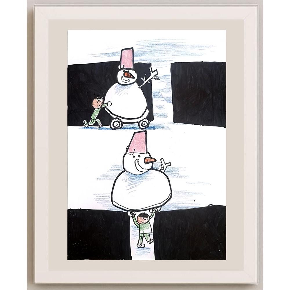 Zhang He 29x21cm Orijinal Karikatür BOD01425