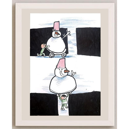 Zhang He 29x21cm Orijinal Karikatür BOD01425