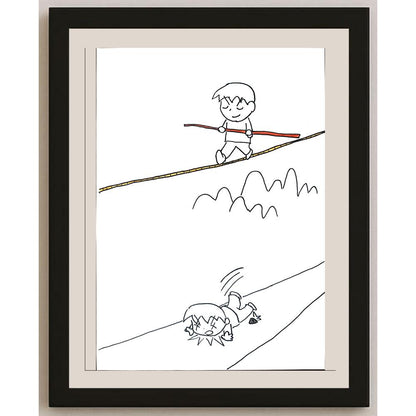 Kiu Bonen 29x21cm Orijinal Karikatür BOD01430