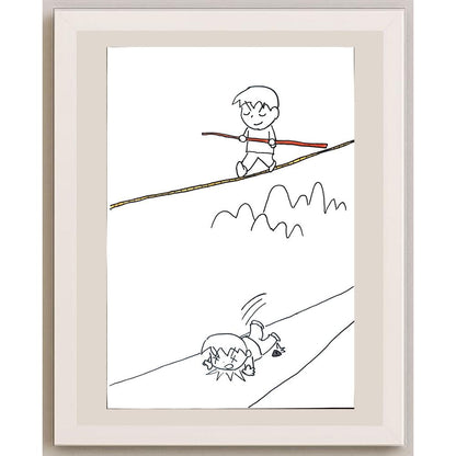 Kiu Bonen 29x21cm Orijinal Karikatür BOD01430