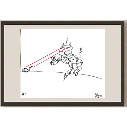 Aral Tolunay 43x30cm Orijinal Karikatür BOD01436