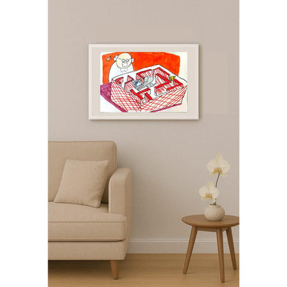 Yavuz Dora Çetin 43x30cm Orijinal Karikatür BOD01438