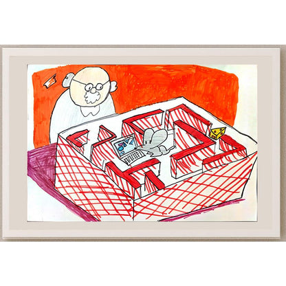 Yavuz Dora Çetin 43x30cm Orijinal Karikatür BOD01438