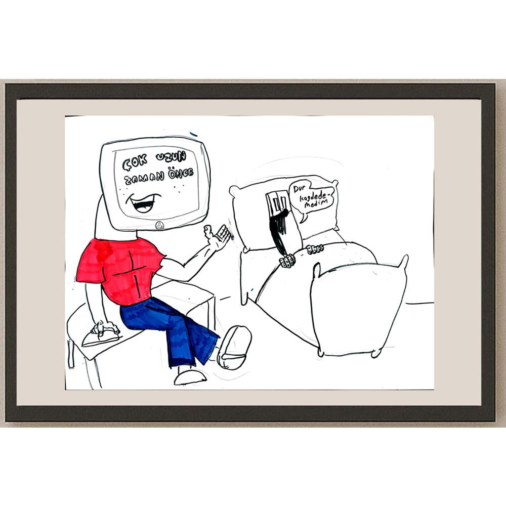 Aral Tolunay 43x30cm Orijinal Karikatür BOD01440