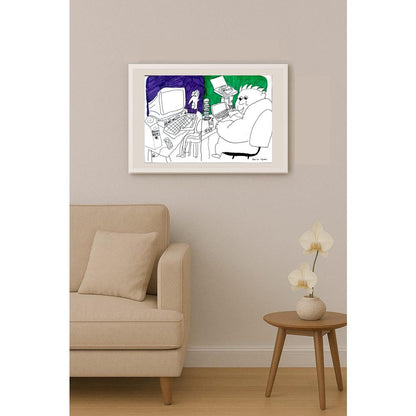 Perisu Özgen 43x30cm Orijinal Karikatür BOD01442