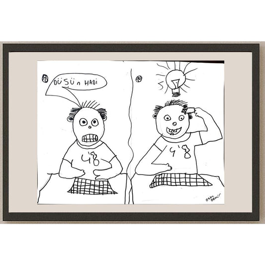 Ozan Demir 43x30cm Orijinal Karikatür BOD01479