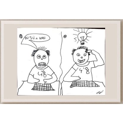 Ozan Demir 43x30cm Orijinal Karikatür BOD01479