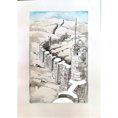 İliytcho Alexiev 29x21cm Orijinal Karikatür BOD01502