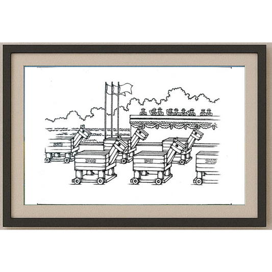 Sergey Khasabov 29x21cm Orijinal Karikatür BOD01505
