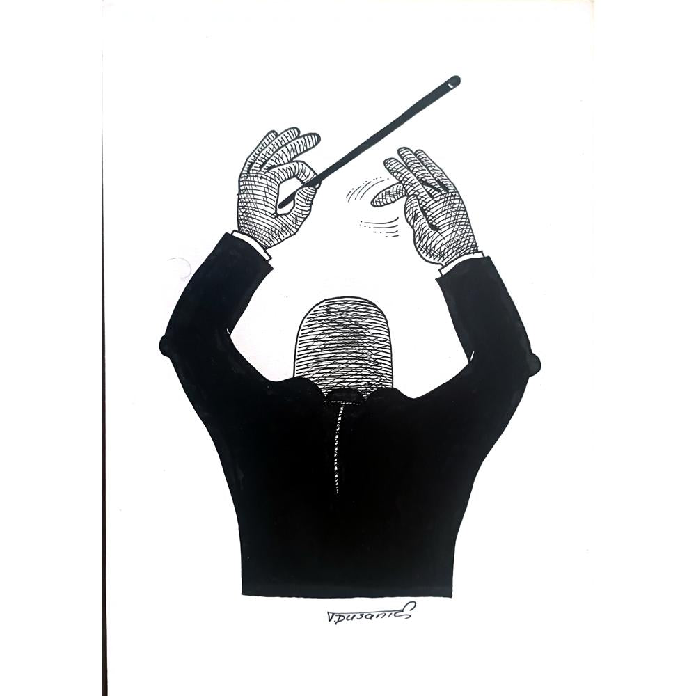 Tomislav Dusanic 29x21cm Orijinal Karikatür BOD01513