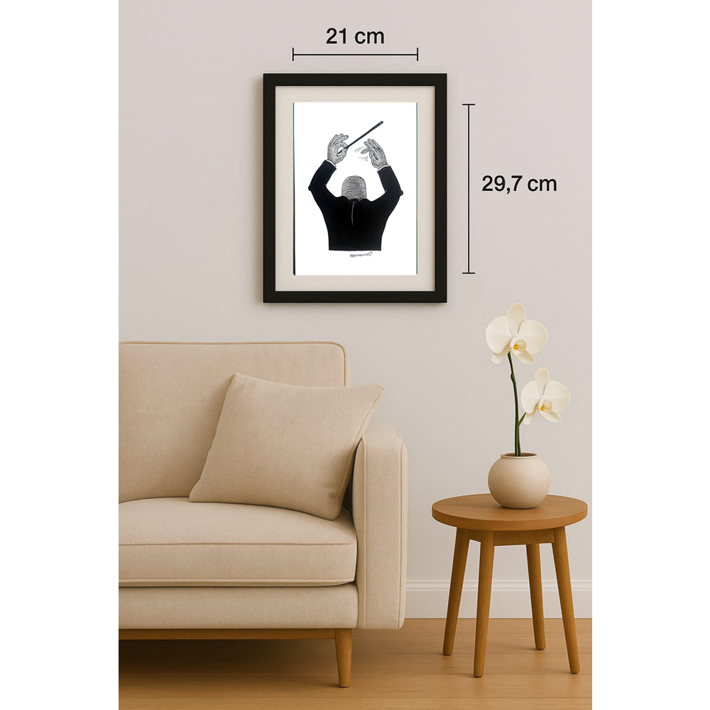 Tomislav Dusanic 29x21cm Orijinal Karikatür BOD01513