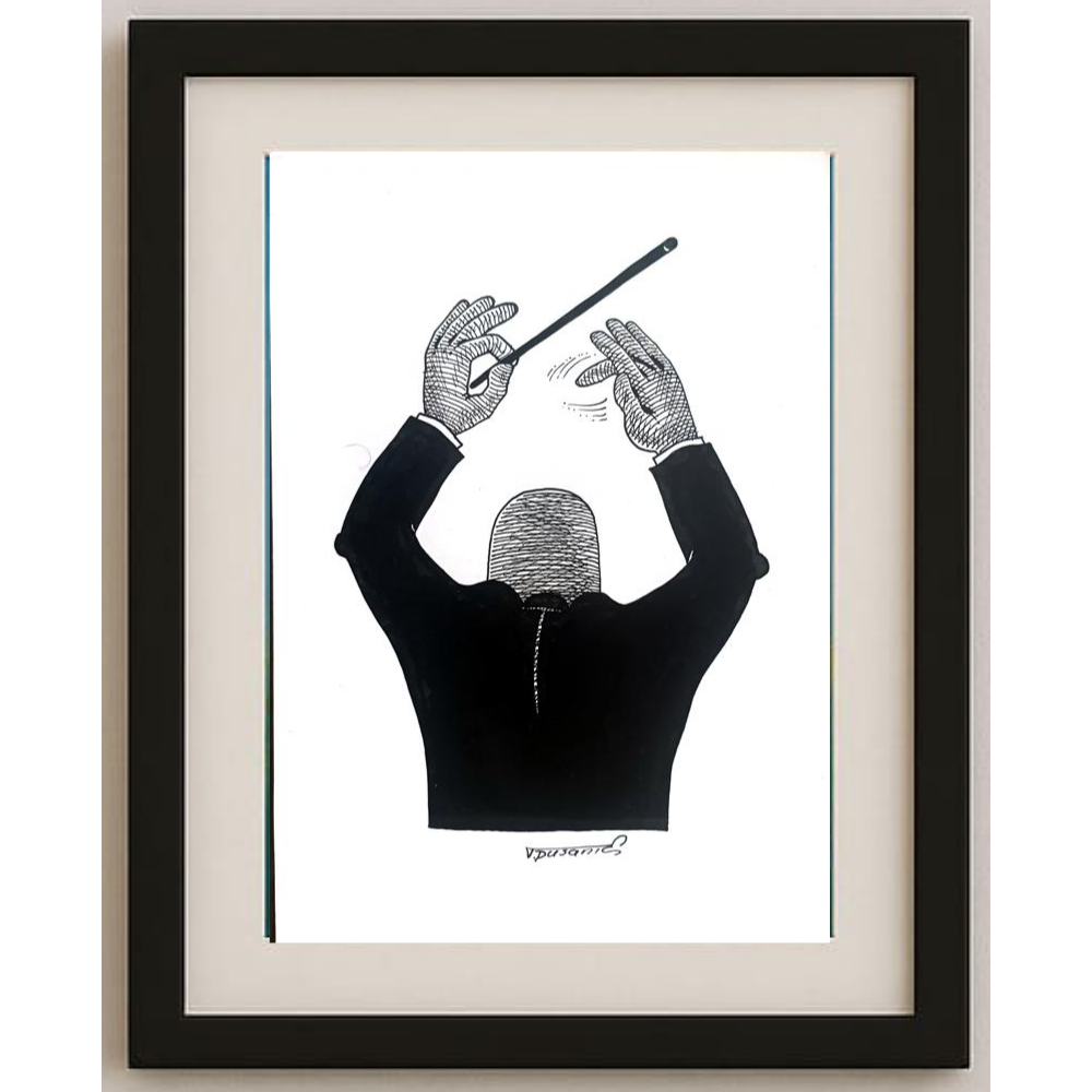 Tomislav Dusanic 29x21cm Orijinal Karikatür BOD01513