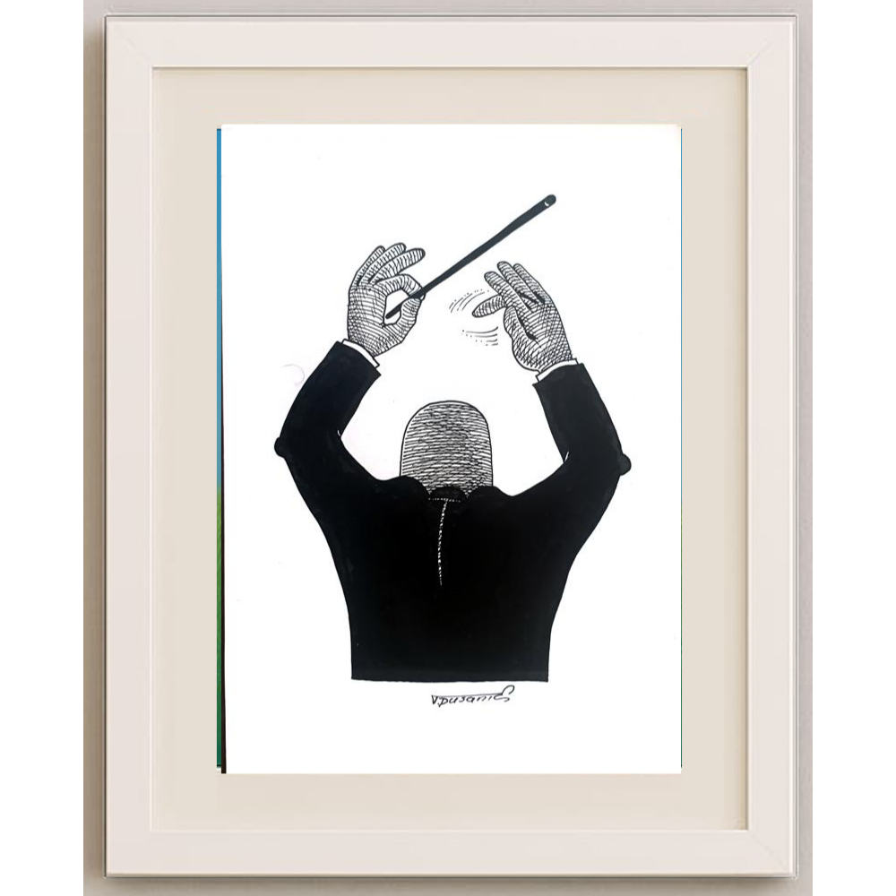 Tomislav Dusanic 29x21cm Orijinal Karikatür BOD01513