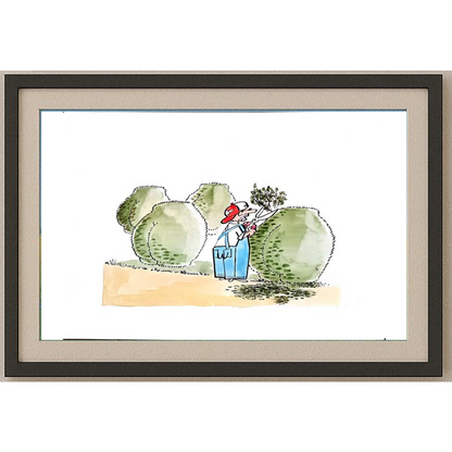 Milan Lipovsky 29x21cm Orijinal Karikatür BOD01515