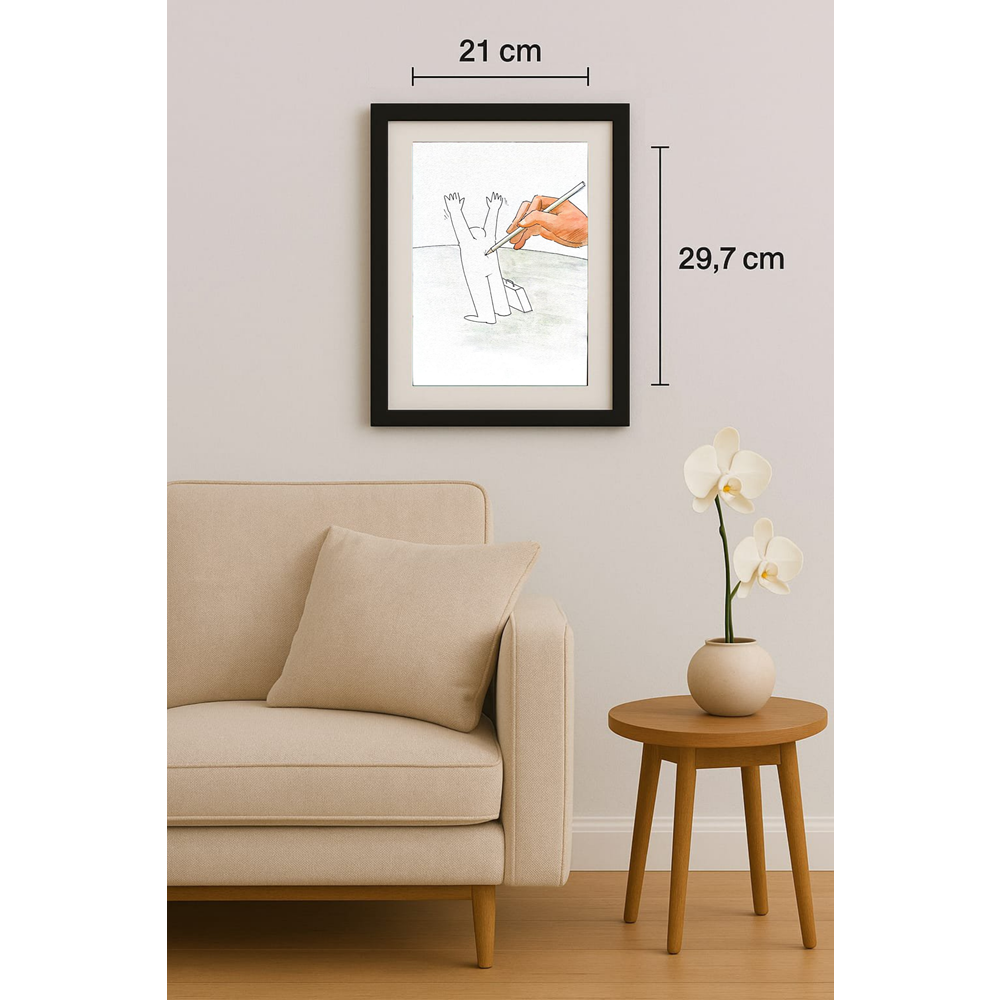 Padurean Florin Aron 29x21cm Orijinal Karikatür BOD01521