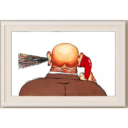 Sergey Lipovtsev 29x21cm Orijinal Karikatür BOD01525