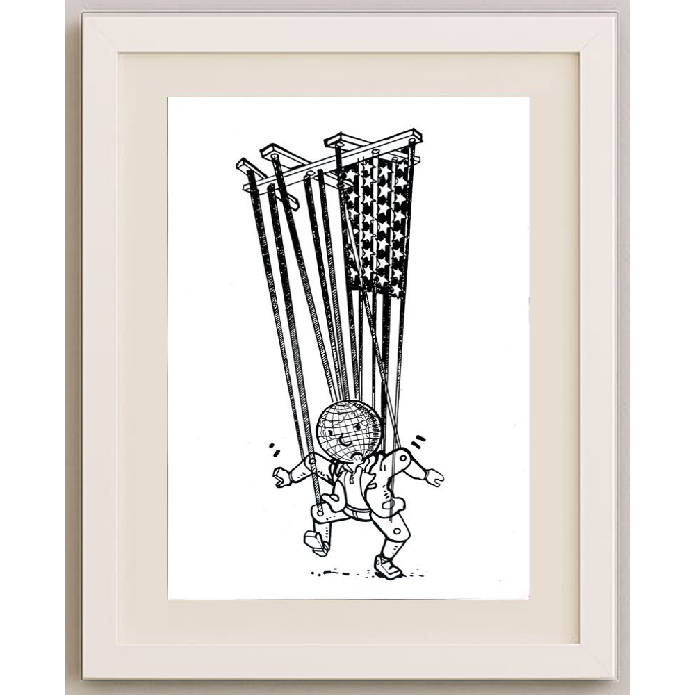 Unknown 29x21cm Orijinal Karikatür BOD01526