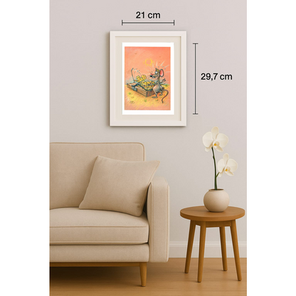 Liviu Stanila 29x21cm Orijinal Karikatür BOD01532